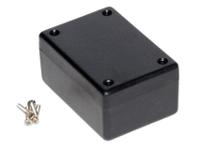 1594bbk Hammond 1594 Series Black Flame Retardant ABS Enclosure, IP54, Black Lid, 81 x 56 x 28mm