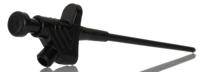 930113100 Hirschmann Test & Measurement Black Grabber Clip with Pincers, 4A, 60V dc, 4mm Socket