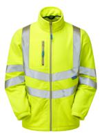p507-r-7xl PULSAR P507 Yellow Unisex Hi Vis Fleece Jacket, 7XL