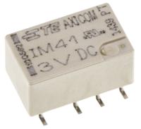5-1462037-4 TE Connectivity Surface Mount Latching Signal Relay, 3V dc Coil, 2A Switching Current, DPDT