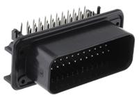776163-1 TE Connectivity, AMPSEAL Automotive Connector Plug Black Panel Mount 35 Way, Solder Termination