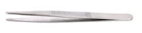 136-9858 RS PRO 145 mm, Carbon Steel, Blunt; Round; Serrated, Tweezers