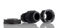 1427ncgpg7b Hammond 1427NCG Series Black Nylon Cable Gland, PG7 Thread, 3mm min., 7mm max., IP68