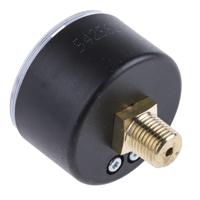 7203493 WIKA Analogue Pressure Gauge 10bar Back Entry 50mm Outside Diameter, With RS Calibration