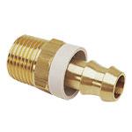 0134-69-27 Legris Brass Male Pneumatic Quick Connect Coupling, R 3/4 Male 27mm Hose Barb