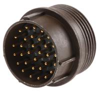 kpt06f18-32p ITT Cannon, KPT, Copper Alloy 32 Way Cable Mount MIL Spec Circular Connector Plug, Pin Contacts,Shell Size 18, Bayonet