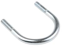 829-974 M12 75mm Bright Zinc Plated Steel Round U-Bolt