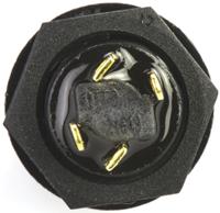 p9-113125 Otto Push Button Switch, Momentary, Panel Mount, DPDT, 28V dc