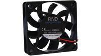 rnd-460-00008 RND Axial Fan, 12 V dc, dc Operation, 21.7cfm, 1.2W, 100mA Max, 60 x 60 x 15mm