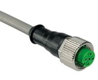 0523057000000000 Norgren Female 5 way M12 to Unterminated Free End Sensor Actuator Cable, 2 m