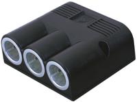 67601000 Pro Car Automotive Connector Socket Black Surface Mount 3 Way