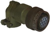 85108ec1419p50 Souriau Sunbank by Eaton, 851, Copper Alloy Right Angle 19 Way Cable Mount MIL Spec Circular Connector Plug, Pin