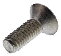 621-2546 RS PRO Plain Flat Stainless Steel Tamper Proof Security Screw, M4 x 12mm