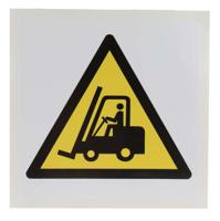813-4441 RS PRO Self-Adhesive Fork Lift Hazard Hazard Warning Sign