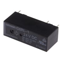 g6rl-1-dc24 Omron PCB Mount Power Relay, 24V dc Coil, 10A Switching Current, SPDT