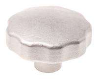 478-973 RS PRO Silver Multiple Lobes Clamping Knob, M12, Threaded Hole