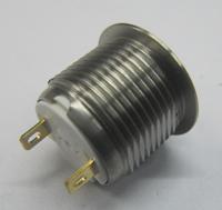 175-9637 RS PRO Push Button Switch, Momentary, Panel Mount, 16mm Cutout, SPST, 36V dc, IP67