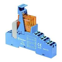 48p580240060spa Finder 48 Series Interface Relay, DIN Rail Mount, 24V ac Coil, DPDT-2C/0, 2-Pole, 8A Load