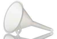 201-2422 RS PRO PP Funnel, With 40mm Funnel Diameter, 5mm Stem Diameter