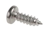 521-614 RS PRO Plain Stainless Steel Pan Head Self Tapping Screw, N°8 x 1/2in Long 13mm Long