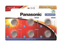 cr2025l6bp Panasonic CR2025 Button Battery, 3V, 20mm Diameter