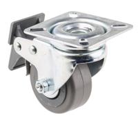 1677uho050p40paf Tente Braked Swivel Castor Wheel, 55kg Capacity, 50mm Wheel