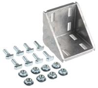 3842523578 Bosch Rexroth M8 Angle Bracket, Connecting Component, Strut Profile 90 mm, Groove Size 10mm