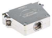 fmk5g-1727040104 FCT from Molex FMK Series Die Cast Zinc D Sub Backshell, 50 Way, Strain Relief