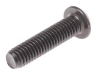 281-322 RS PRO Black, Self-Colour Steel Hex Socket Button Screw, ISO 7380, M6 x 25mm