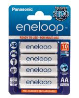 bk-3mcde4be Panasonic eneloop AA NiMH Rechargeable AA Batteries, 1.9Ah, 1.2V - Pack of 4