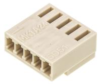 22-01-1052 Molex, KK Female Connector Housing, 2.5mm Pitch, 5 Way, 1 Row