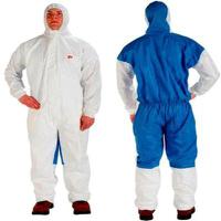 7000089640 3M  Blue, White Anti-Static Polyethylene, Polypropylene Personnal Protection Hood, Resistant to Abrasion,