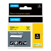 18490 Dymo Black on Yellow Label Printer Tape, 3.5 m Length, 12 mm Width