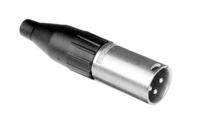 ac3mmj-au Amphenol Industrial Cable Mount XLR Connector, Male, IP40, 133 V, 3 Way, Gold Plating