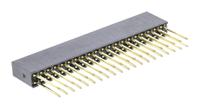 m20-6152005 HARWIN Straight Through Hole Mount PCB Socket, 40-Contact, 2-Row, 2.54mm Pitch, Press-In Termination