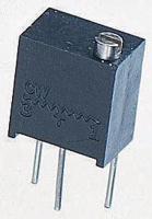 t63yb202kt20 2kΩ, Through Hole Trimmer Potentiometer 0.25W Top Adjust Vishay, T63