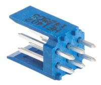 281739-3 TE Connectivity AMPMODU HE14 Series Straight Through Hole PCB Header, 6 Contact(s), 2.54 mm Pitch, 2 Row, Shrouded