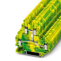 3044759 Phoenix Contact  UTTB 4-PE Series Green/Yellow, Double-Level, Screw Termination, Fused