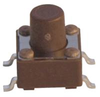 dtsm63nv Apem Brown Stem Tactile Switch, SPST 50 mA @ 12 V dc 7mm Surface Mount