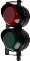 led-tl-03-02-04 Moflash LED TL Series Green, Red LED Beacon, 2 Lights, 35 → 85 V, Bracket Mount