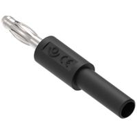 ada1057-n Electro PJP Black, Female to Male Banana adapter and Nickel Plated