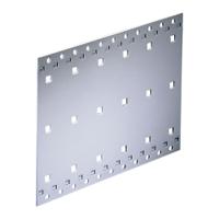 34560-195 nVent SCHROFF EuropacPRO Series Aluminium Side Panel for Use with Gasket, 475mm