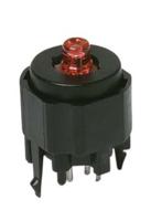 k12go-bk-15-357n C & K Push Button Switch, Momentary, PCB, SPST, 30V dc, IP40
