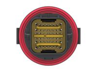 2-2366509-1 TE Connectivity, 2-2366509 Connector Housing Receptacle Black Cable Mount 48 Way, Cable Termination