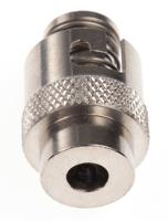 286-866 RS PRO 1/8 BSP Bayonet Adapter for Use with Temperature Sensor, 6mm Probe, RoHS Compliant Standard