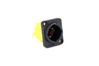 hpt-3-md Amphenol Industrial, HPT IP65 Black Panel Mount 3P Power Connector Socket, Rated At 16A, 250 V No