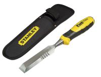 fmht0-16067 Stanley Carbon Steel Wood Chisel, 116mm Length, 25.0 mm Blade Width