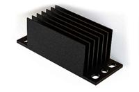 hs-dc-18-lfl-20 SPREADFAST Heatsink, 1/8 Brick DC/DC Converter, 58.4 x 22.9 x 19.7mm
