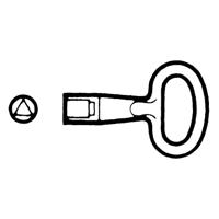 nsylt8 Schneider Electric PanelSeT Series 8mm Triangular Key For Use With Spacial, Thalassa