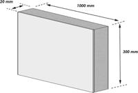 204-1809 RS PRO Black, Yellow Impact Protector 1000mm x 300mm